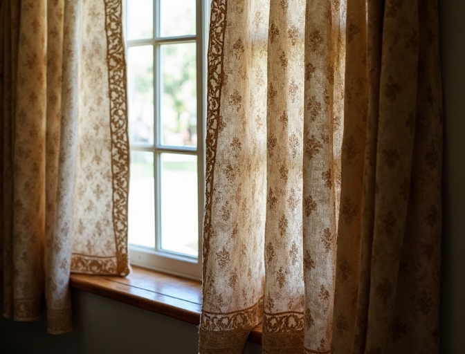 Camp Mountain Vintage Curtain Cleaning